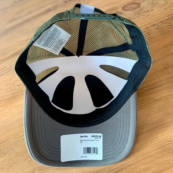 Carhartt Force Camo Hat Cap Trucker Mesh Snap Back Graphic Hunting Outdoors - Picture 6 of 8